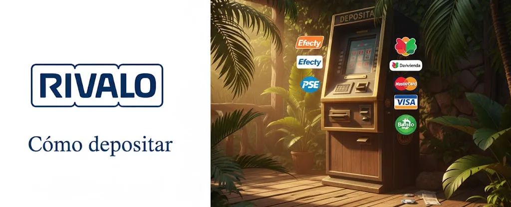 Cómo depositar y retirar en casino Rivalo